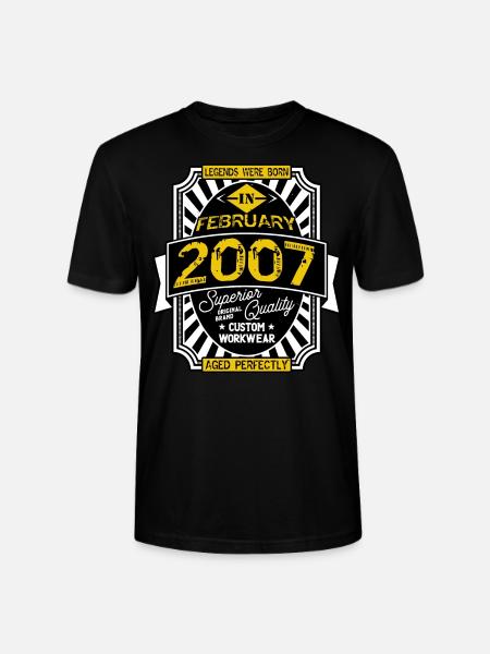 2007 FEBRUARY - Stanley/Stella CRAFTER Unisex Organic T-Shirt - black