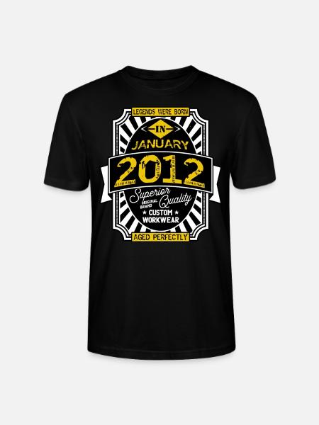2012 JANUARY - T-shirt bio CRAFTER Stanley Stella Unisexe - noir