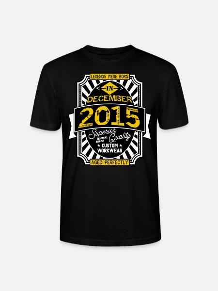 2015 DECEMBER - Stanley/Stella CRAFTER Unisex Organic T-Shirt - black