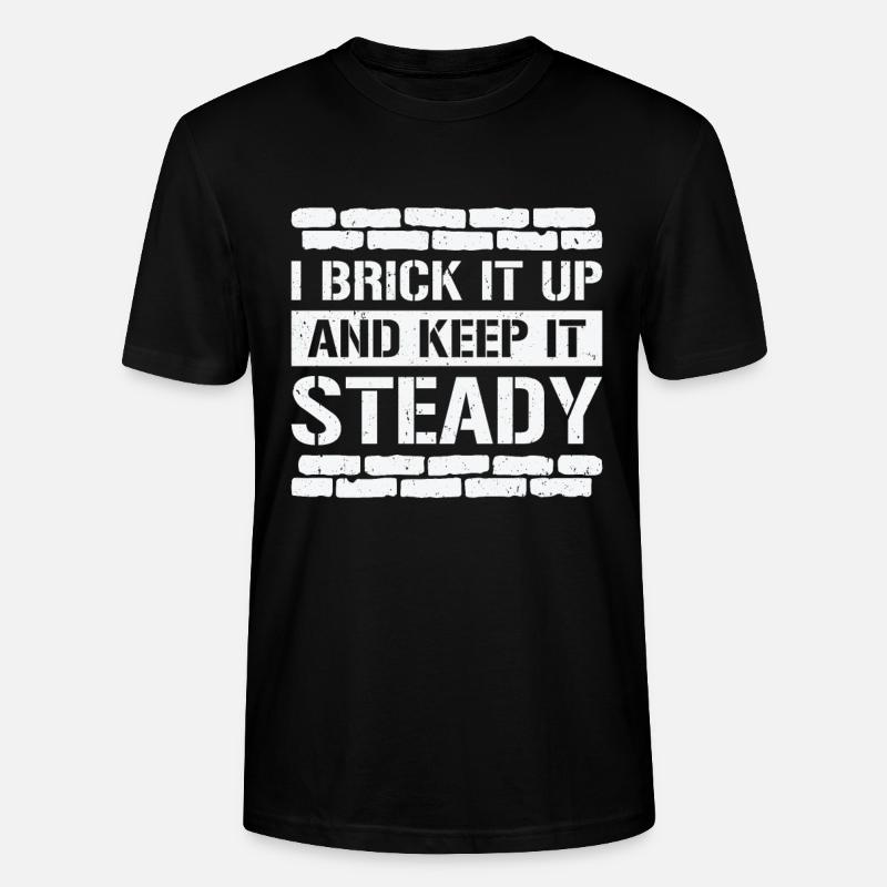 Maçonnerie, maçonnerie, maçonnerie, maçonnerie - T-shirt bio CRAFTER Stanley Stella Unisexe - noir