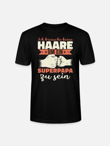 Superpapa - Stanley/Stella Unisex Bio-T-Shirt CRAFTER - Schwarz