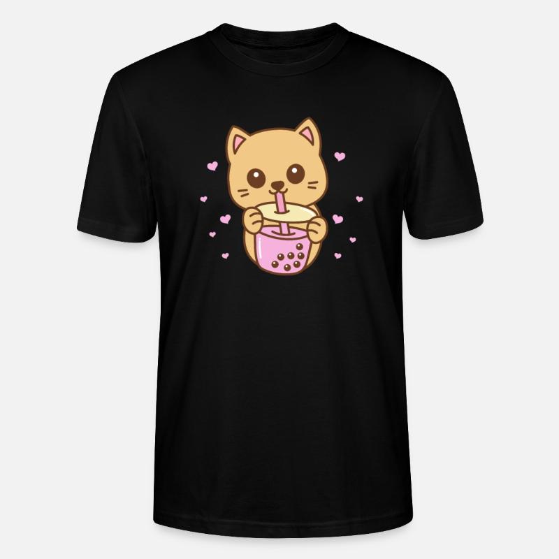 Bubble Tea - Stanley/Stella Unisex Bio-T-Shirt CRAFTER - Schwarz
