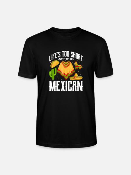 Mexico Mexican Mexican Nation Gift - Stanley/Stella CRAFTER Unisex Organic T-Shirt - black