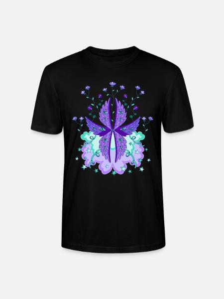 Ange Séraphin Violet Séraphin bibliquement exact - T-shirt bio CRAFTER Stanley Stella Unisexe - noir