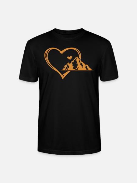 Mountains Wanderer Summit - Stanley/Stella CRAFTER Unisex Organic T-Shirt - black
