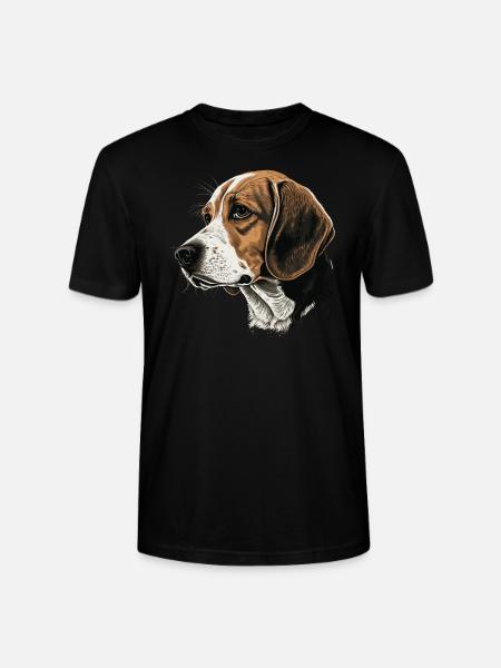 Beagle - T-shirt bio CRAFTER Stanley Stella Unisexe - noir