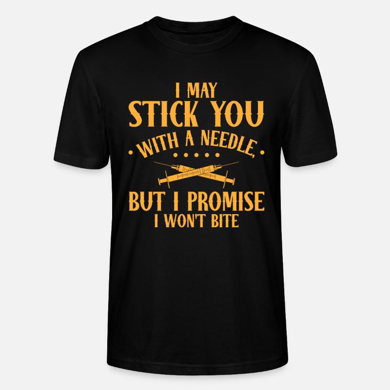 Phlébotomiste Phlébotomie Infirmière Tech - T-shirt bio CRAFTER Stanley Stella Unisexe - noir