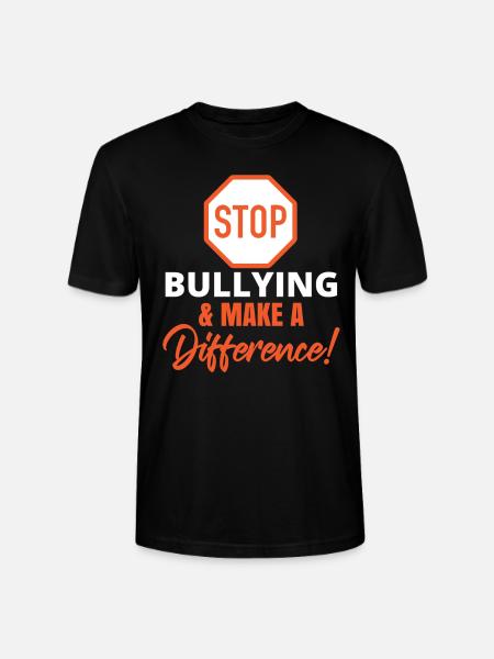 Unity Day Anti Bullying - Stanley/Stella CRAFTER Unisex Organic T-Shirt - black