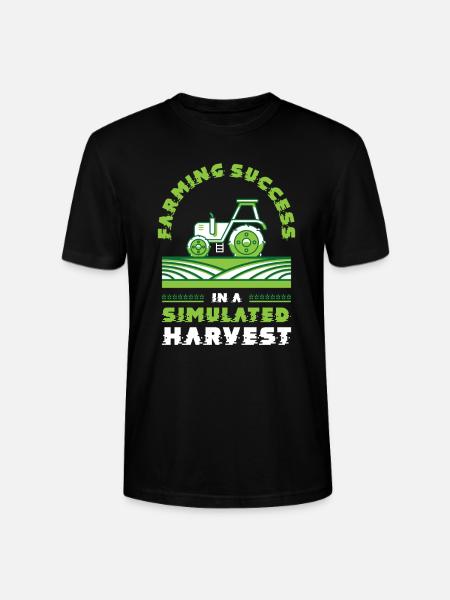 Landwirtschaftsspiele Simulation Videospiele - Stanley/Stella Unisex Bio-T-Shirt CRAFTER - Schwarz