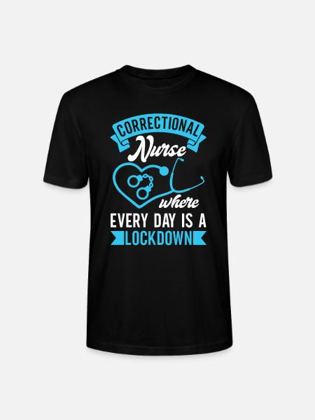 Justizvollzugsschwester Krankenpflege - Stanley/Stella Unisex Bio-T-Shirt CRAFTER - Schwarz