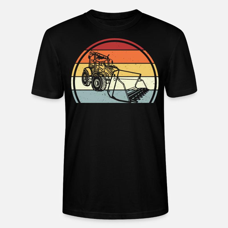 Bagger - Stanley/Stella Unisex Bio-T-Shirt CRAFTER - Schwarz