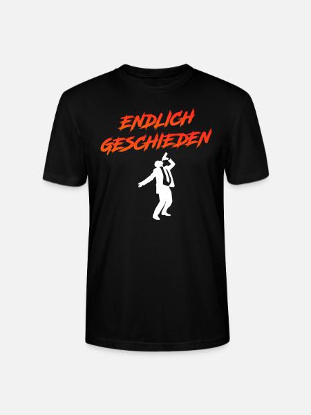 Endlich geschieden Scheidungsparty Scheidung - Stanley/Stella Unisex Bio-T-Shirt CRAFTER - Schwarz