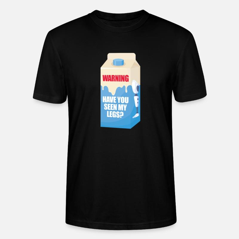 Amputation Amputieren Prothese Geschenk - Stanley/Stella Unisex Bio-T-Shirt CRAFTER - Schwarz