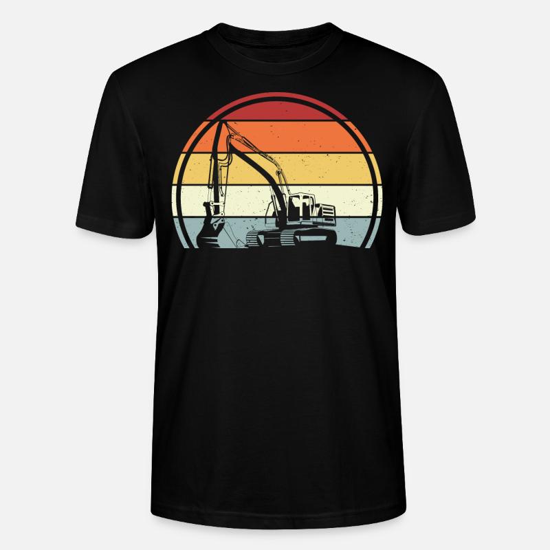 Bagger - Stanley/Stella Unisex Bio-T-Shirt CRAFTER - Schwarz