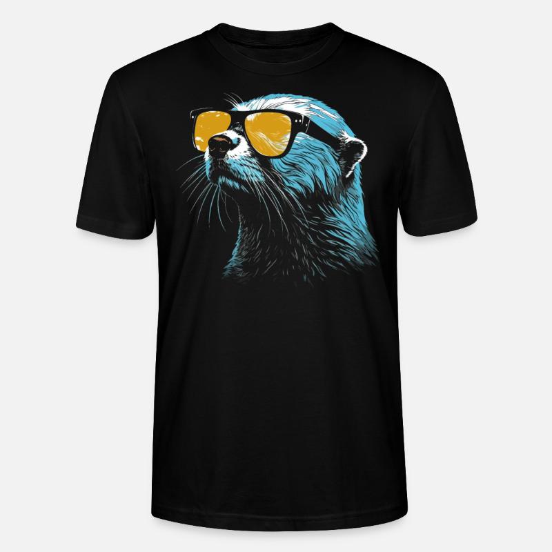 Lunettes de soleil cool - T-shirt bio CRAFTER Stanley Stella Unisexe - noir