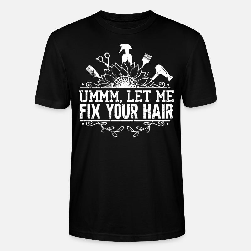 Friseur - Stanley/Stella Unisex Bio-T-Shirt CRAFTER - Schwarz