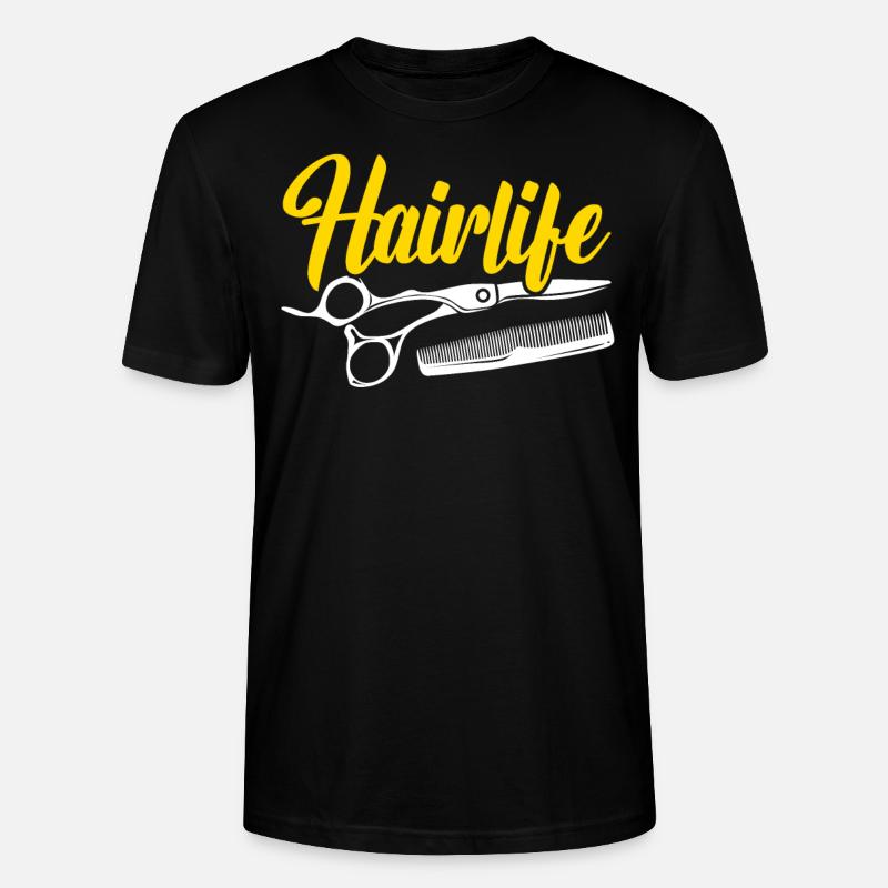 Friseur - Stanley/Stella Unisex Bio-T-Shirt CRAFTER - Schwarz