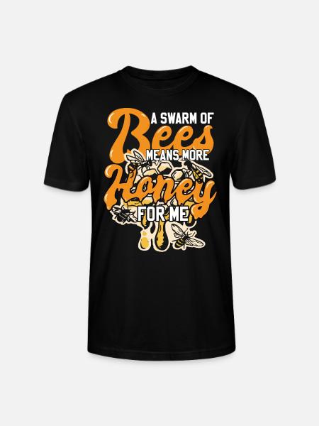 Funny Beekeeper Humor - Stanley/Stella CRAFTER Unisex Organic T-Shirt - black