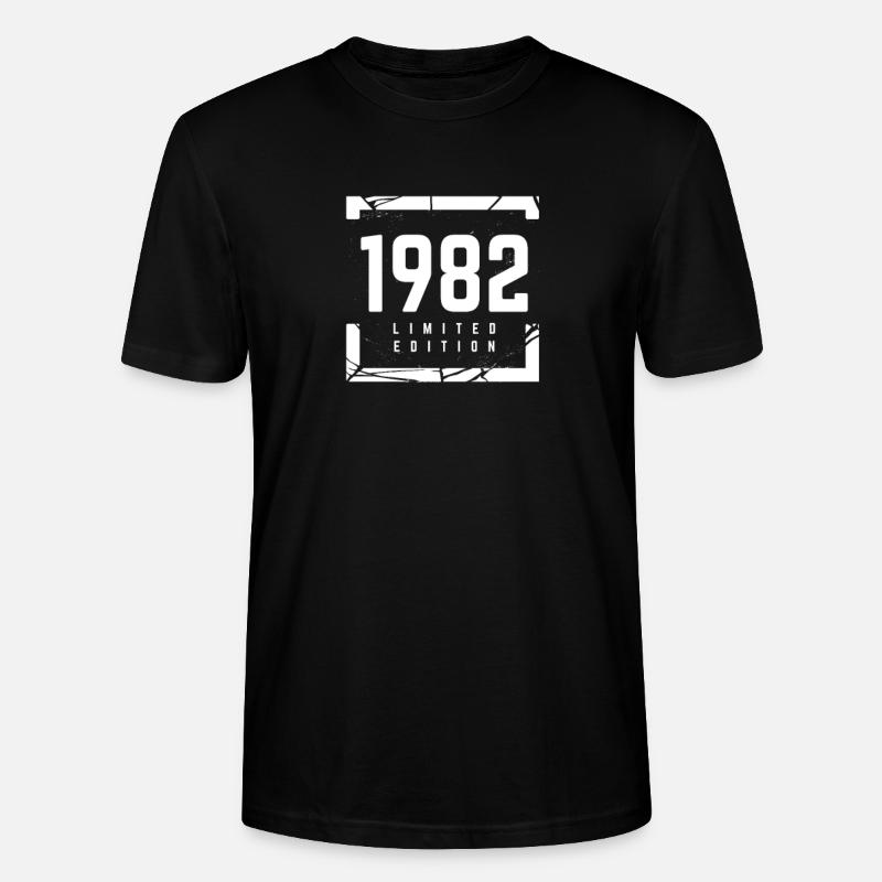 1982 Édition limitée - T-shirt bio CRAFTER Stanley Stella Unisexe - noir