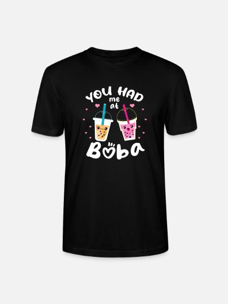 Bubble Tea - Stanley/Stella CRAFTER Unisex Organic T-Shirt - black