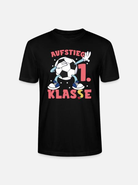 Fußball Schulkind Einschulung - Stanley/Stella Unisex Bio-T-Shirt CRAFTER - Schwarz