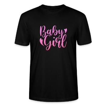 Sadomaso BDSM Domina SM Sado Maso Geschenk - Stanley/Stella Unisex Bio-T-Shirt CRAFTER - Schwarz - Vorne - Alina (178cm) & Michal (187cm)