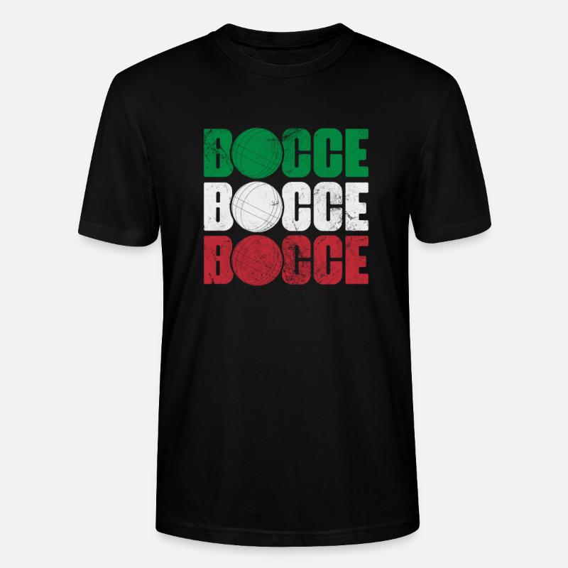 Boccia - Stanley/Stella Unisex Bio-T-Shirt CRAFTER - Schwarz