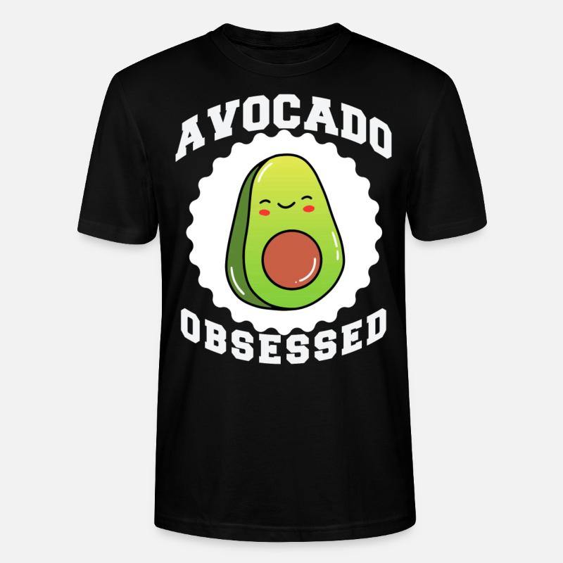 avocado obsessed - Stanley/Stella Unisex Bio-T-Shirt CRAFTER - Schwarz