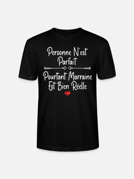 Marraine - T-shirt bio CRAFTER Stanley Stella Unisexe - noir