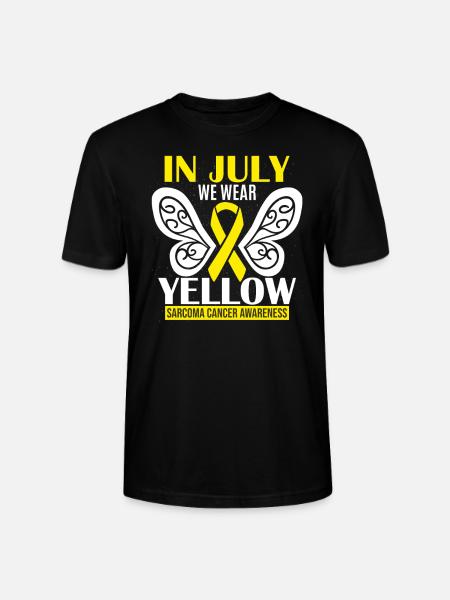 Sarcoma Cancer Awareness - Stanley/Stella CRAFTER Unisex Organic T-Shirt - black