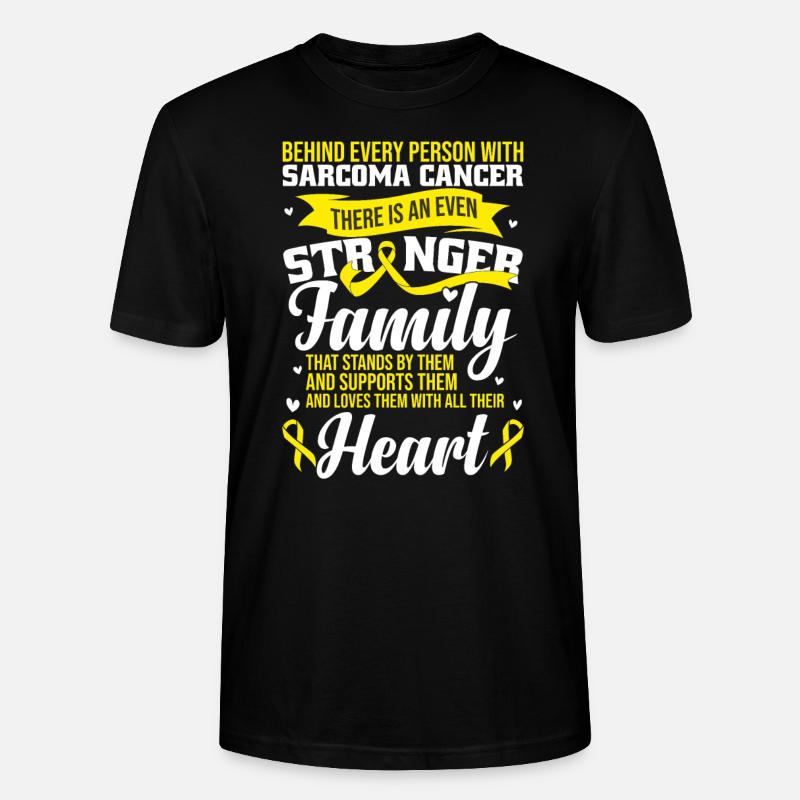 Sarcoma Support - Stanley/Stella CRAFTER Unisex Organic T-Shirt - black