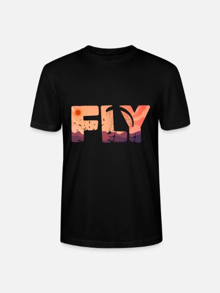Flyvende paraglidere Paragliding piloter - Stanley Stella CRAFTER unisex økologisk-T-shirt - sort