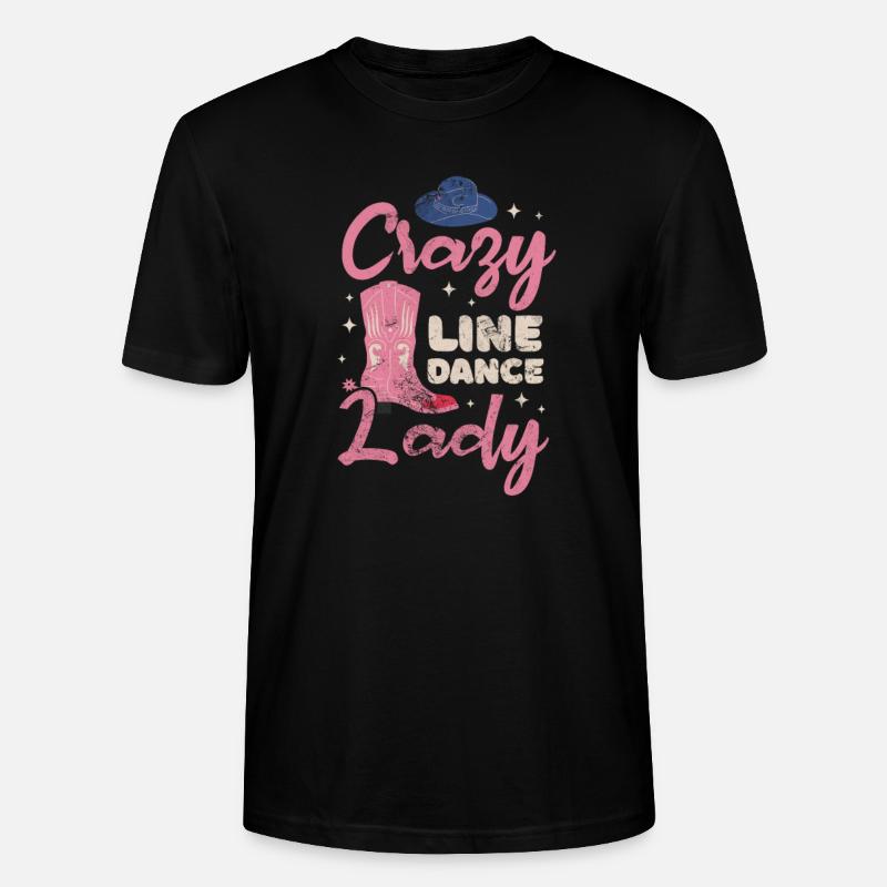 Linedance - Stanley/Stella Unisex Bio-T-Shirt CRAFTER - Schwarz