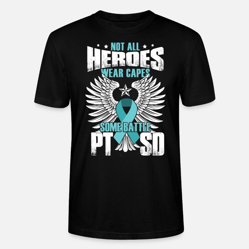 PTBS-Helden - Stanley/Stella Unisex Bio-T-Shirt CRAFTER - Schwarz