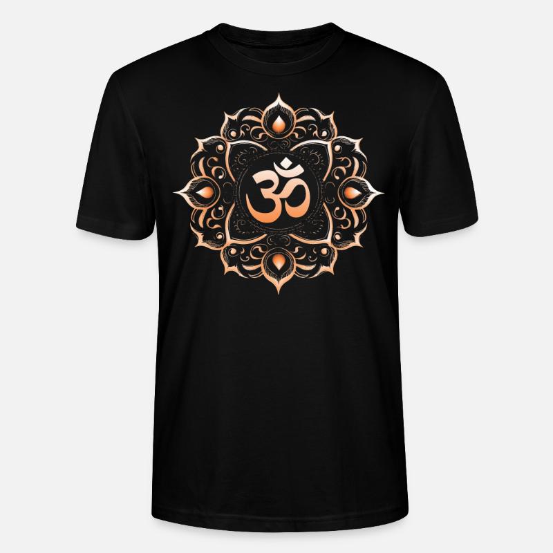 Kosmische Resonanz: Das heilige Om - Stanley/Stella Unisex Bio-T-Shirt CRAFTER - Schwarz