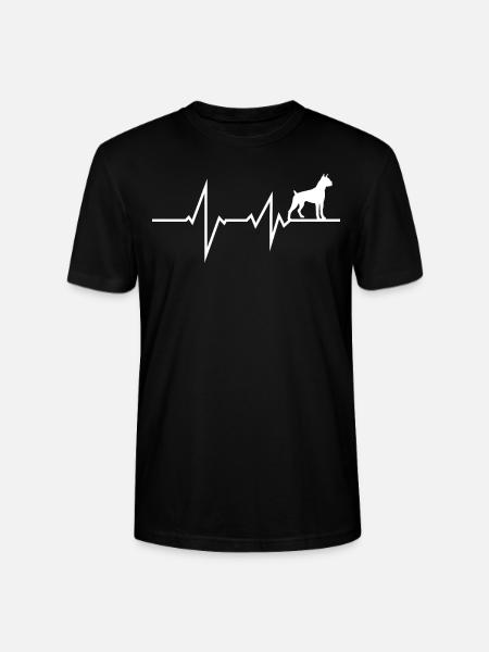 Hund Boxer Hundebesitzer Geschenkidee - Stanley/Stella Unisex Bio-T-Shirt CRAFTER - Schwarz