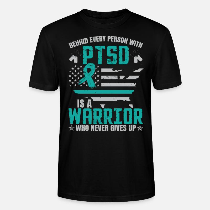 PTBS-Krieger - Stanley/Stella Unisex Bio-T-Shirt CRAFTER - Schwarz