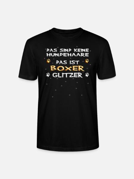 Hund Boxer Hundebesitzer Geschenkidee - Stanley/Stella Unisex Bio-T-Shirt CRAFTER - Schwarz