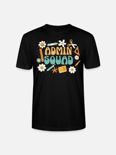 Schulverwalter Schulleiter Admin Squad - Stanley/Stella Unisex Bio-T-Shirt CRAFTER - Schwarz