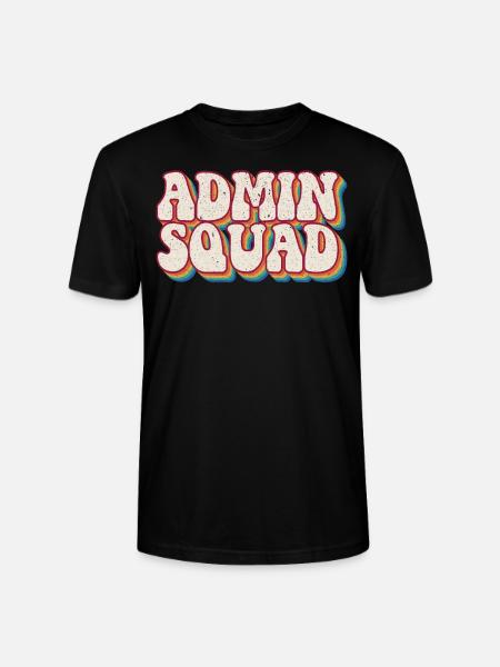 Schulverwalter Schulleiter Admin Squad - Stanley/Stella Unisex Bio-T-Shirt CRAFTER - Schwarz