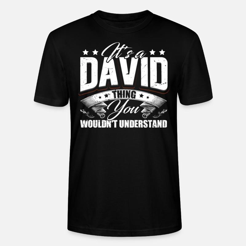 Es ist eine David-Sache - Stanley/Stella Unisex Bio-T-Shirt CRAFTER - Schwarz