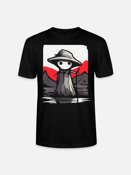 Japans Rote Sonne: Der Berg-Schäfer - Stanley/Stella Unisex Bio-T-Shirt CRAFTER - Schwarz