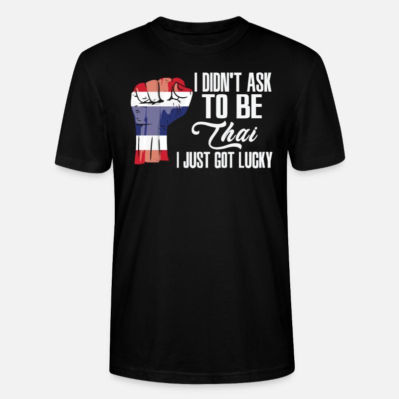 Fierté thaïlandaise Drapeau thaïlandais - T-shirt bio CRAFTER Stanley Stella Unisexe - noir