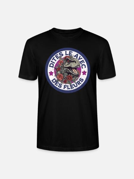 Dites le avec des fleurs - T-shirt bio CRAFTER Stanley Stella Unisexe - noir