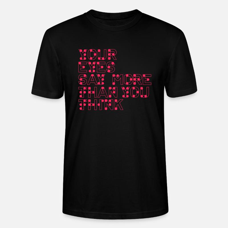 Braille Blindenschrift Blind Geschenk - Stanley/Stella Unisex Bio-T-Shirt CRAFTER - Schwarz