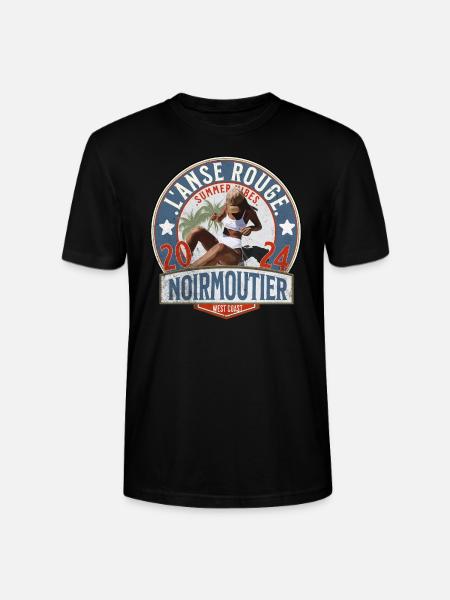L Anse rouge Noirmoutier - Stanley/Stella CRAFTER Unisex Organic T-Shirt - black