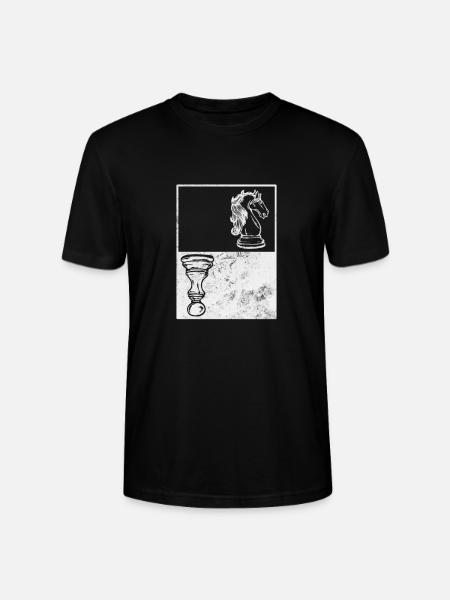 Chess - Stanley/Stella CRAFTER Unisex Organic T-Shirt - black