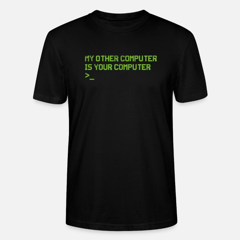 Hacker - Stanley/Stella Unisex Bio-T-Shirt CRAFTER - Schwarz
