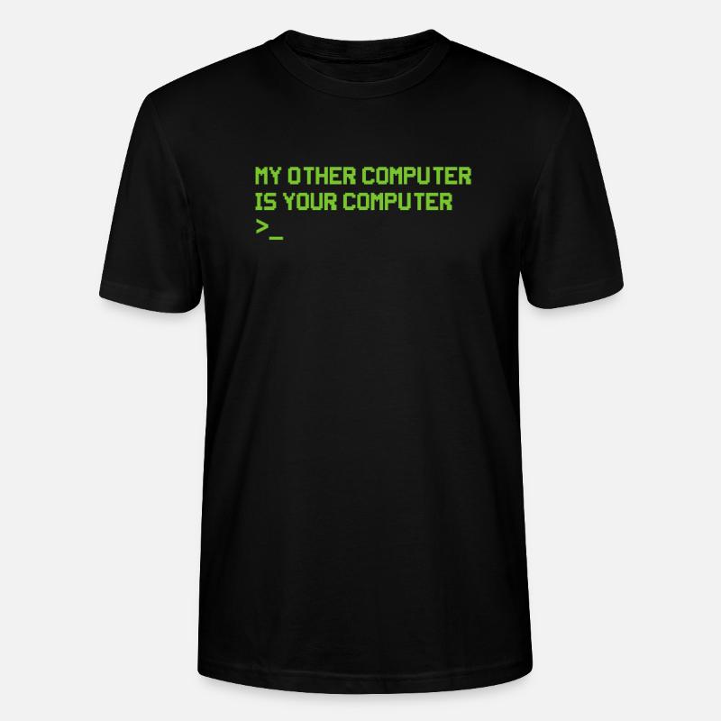 Hacker Coder Computer Hacking Cadeau - T-shirt bio CRAFTER Stanley Stella Unisexe - noir
