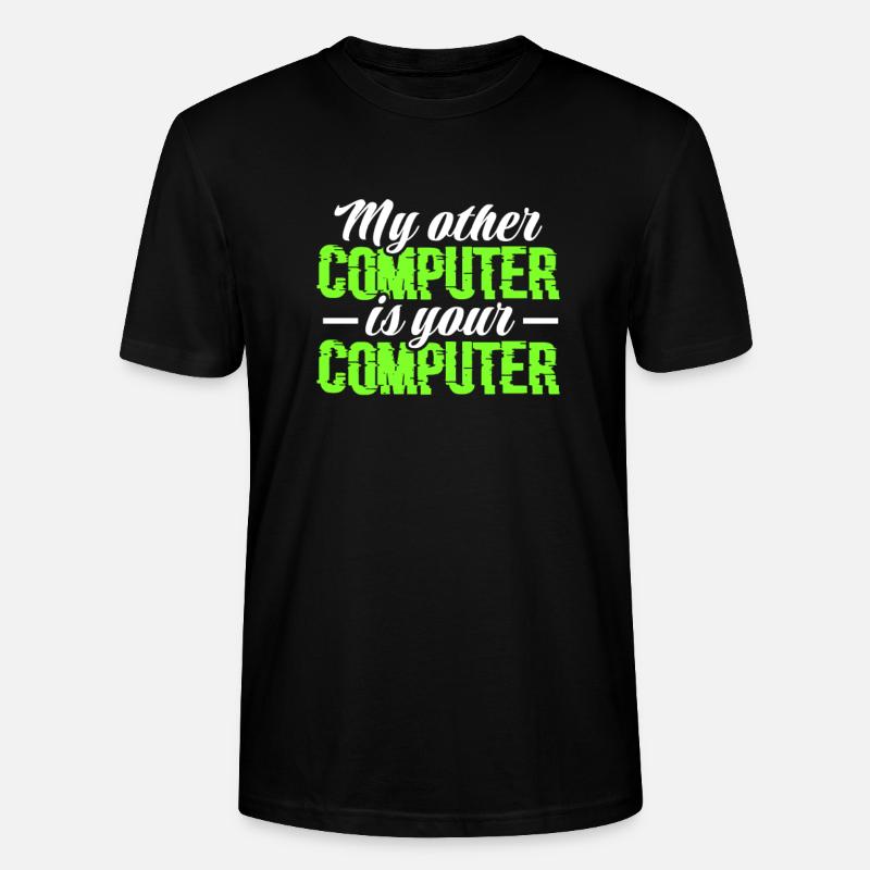 Hacker Coder Computer Hacking Cadeau - T-shirt bio CRAFTER Stanley Stella Unisexe - noir